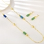 Show details for Featured Green Resin 2 Piece Jewelry Set for Girlfriend