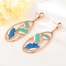 Show details for Zinc Alloy Enamel Dangle Earrings at Super Low Price