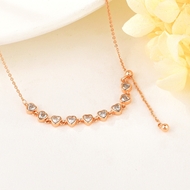 Show details for Best Selling Party Rose Gold Plated Pendant Necklace