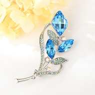 Show details for Fashion Swarovski Element Brooche in Flattering Style