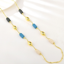 Show details for Staple Geometric Zinc Alloy Fashion Sweater Necklace