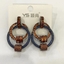Show details for Charming Blue Copper or Brass Dangle Earrings As a Gift