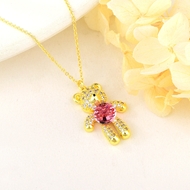 Show details for Party Gold Plated Pendant Necklace with Fast Shipping