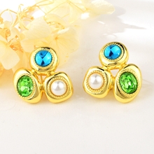 Show details for Great Value White Party Dangle Earrings with Member Discount