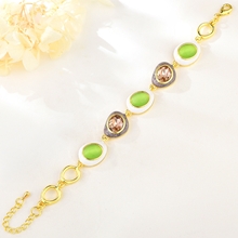 Show details for Beautiful Artificial Crystal Zinc Alloy Fashion Bangle