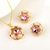Picture of Good Quality Artificial Crystal Gold Plated 2 Piece Jewelry Set