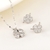 Picture of Brand New White Flowers & Plants 2 Piece Jewelry Set with Full Guarantee