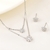 Picture of 925 Sterling Silver Platinum Plated 2 Piece Jewelry Set with Unbeatable Quality