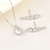 Picture of Most Popular Cubic Zirconia 925 Sterling Silver 2 Piece Jewelry Set