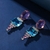 Picture of Unusual Geometric Pink Dangle Earrings