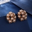 Show details for Attractive Colorful Coffee Gold Plated Dangle Earrings For Your Occasions