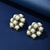 Picture of Luxury Artificial Pearl Dangle Earrings with Worldwide Shipping