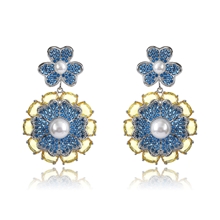 Show details for Hypoallergenic Gold Plated Luxury Dangle Earrings Online