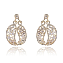 Show details for Luxury Cubic Zirconia Dangle Earrings with Worldwide Shipping