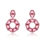Show details for Sparkly Party Pink Dangle Earrings