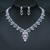 Picture of Brand New White Cubic Zirconia 2 Piece Jewelry Set with Price