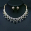 Show details for New Cubic Zirconia Gold Plated 2 Piece Jewelry Set