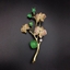 Show details for Charming Green Gold Plated Brooche with Low Cost
