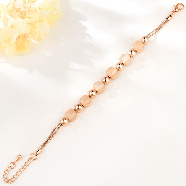 Picture of Rose Gold Plated Geometric Fashion Bracelet From Reliable Factory