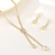 Picture of Fancy Geometric White 2 Piece Jewelry Set