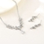 Picture of Charming White Platinum Plated 2 Piece Jewelry Set As a Gift