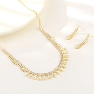 Show details for Delicate Cubic Zirconia 2 Piece Jewelry Set with Full Guarantee