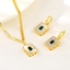 Show details for Great Cubic Zirconia Gold Plated 2 Piece Jewelry Set