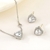 Picture of Recommended Platinum Plated Love & Heart 2 Piece Jewelry Set from Top Designer