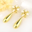 Show details for Sparkling Party White Dangle Earrings