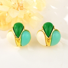 Show details for Best Resin Gold Plated Dangle Earrings