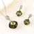 Picture of Brand New Platinum Plated Zinc Alloy 2 Piece Jewelry Set with SGS/ISO Certification