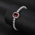 Picture of Featured Red Platinum Plated Fashion Bracelet with Full Guarantee