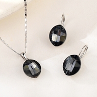 Show details for Fashion Black 2 Piece Jewelry Set at Unbeatable Price