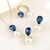 Picture of Attractive Platinum Plated Swarovski Element 3 Piece Jewelry Set For Your Occasions