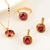 Picture of Unusual Geometric Colorful 3 Piece Jewelry Set