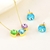 Picture of Attractive Blue Artificial Crystal 2 Piece Jewelry Set For Your Occasions
