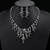 Picture of Platinum Plated Luxury 2 Piece Jewelry Set with Fast Shipping