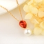 Show details for Good Swarovski Element Red Pendant Necklace
