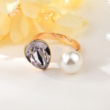 Show details for Fancy Geometric Copper or Brass Fashion Ring