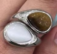 Show details for Reasonably Priced Classic Gold Plated Cocktail Ring in Flattering Style