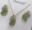 Show details for Unique Resin Simple 2 Piece Jewelry Set