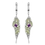 Show details for Jewelry design Italian craftsmanship 925 sterling silver handmade dazzling shiny personality handmade jewelry earrings