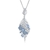 Picture of Italian craftsmanship design gentle and simple temperament style 925 silver topaz personality necklace